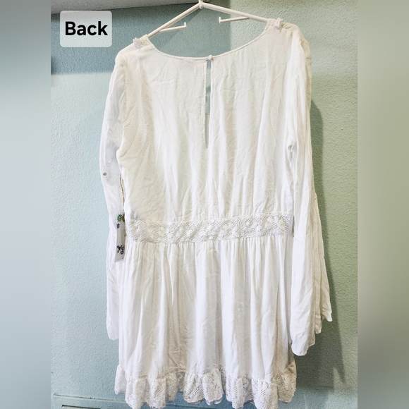 *NWT* SHOW ME YOUR MUMU | Sicily Mini/Babydoll Dress | Large | White - Picture 9 of 13